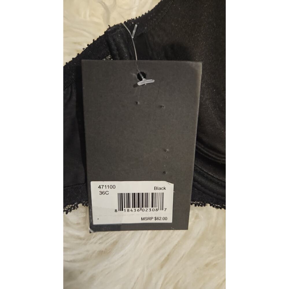Women’s Black Padded Underwire Bra – Size 36C, Smooth Everyday Support - Picture 6 of 6